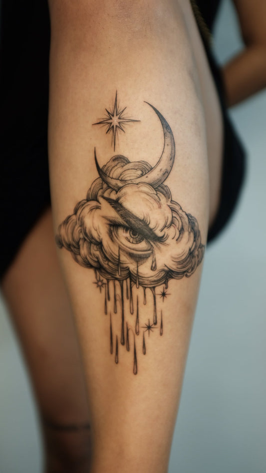 C-012 : Clouds with the Eyes of Icarus, and the Falling Rain