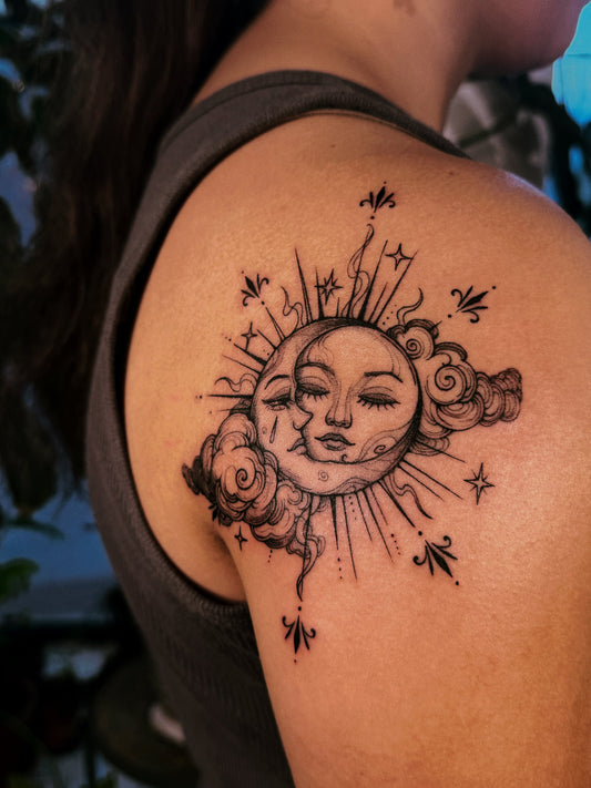 C-001 : Sun, Moon, Stars & Clouds